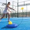 Pickleball Practice Set Solo Trainer with Fillable Base, Portable Tennis Rebounder Base Rebound Ball & String Ball, Beginners Training Aid for