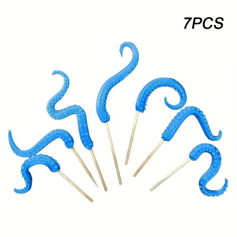 7pcs Octopus Legs in Planters House Octopus Tentacle Funny Plant Accessories Decorations House Plant Decorations 3 Colors