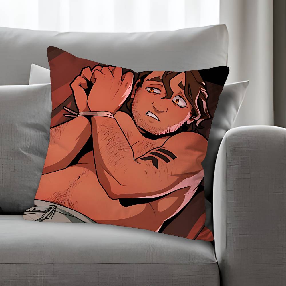 YKMET Game SStrade Pillow Cases for Bedroom Living Room Sofa Home Decor Polyester Cushion Cover with Zipper