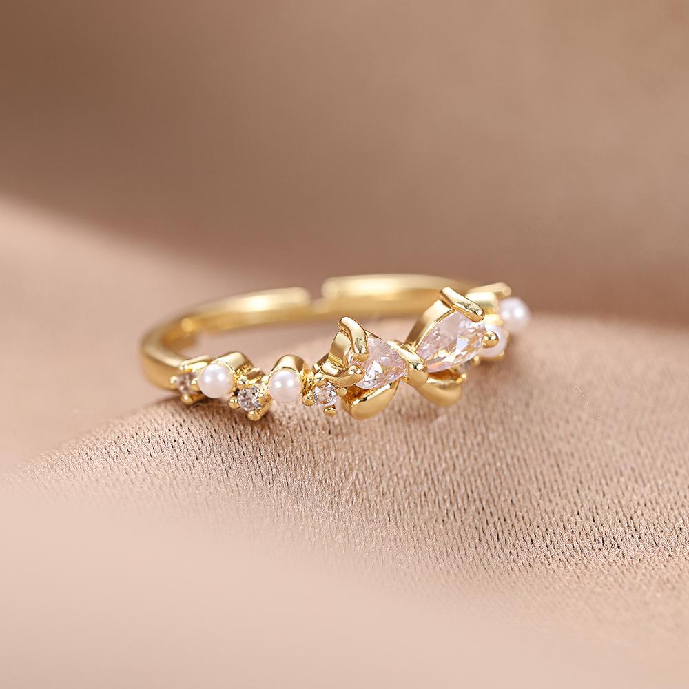 Small Niche Design, Elegant and Gentle Temperament, Simple and Versatile Fashion Ring