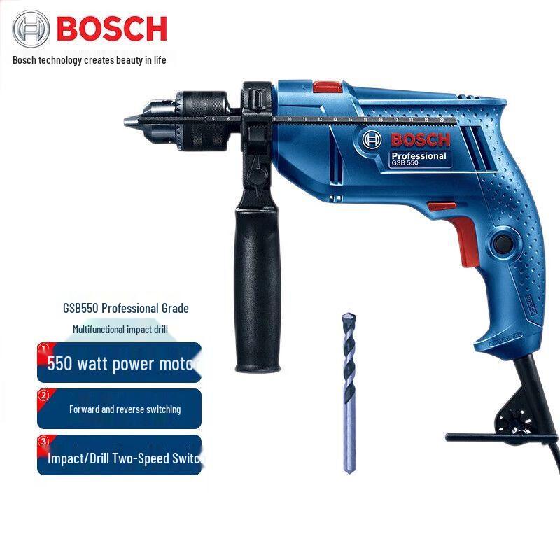 Bosch GSB550 Multi-Function Impact Drill CN Plug (adapter Included)