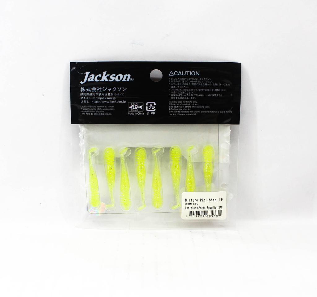 Jackson Soft Lure Mixture Pipi Shad 1.6 Inches LMN (5387)