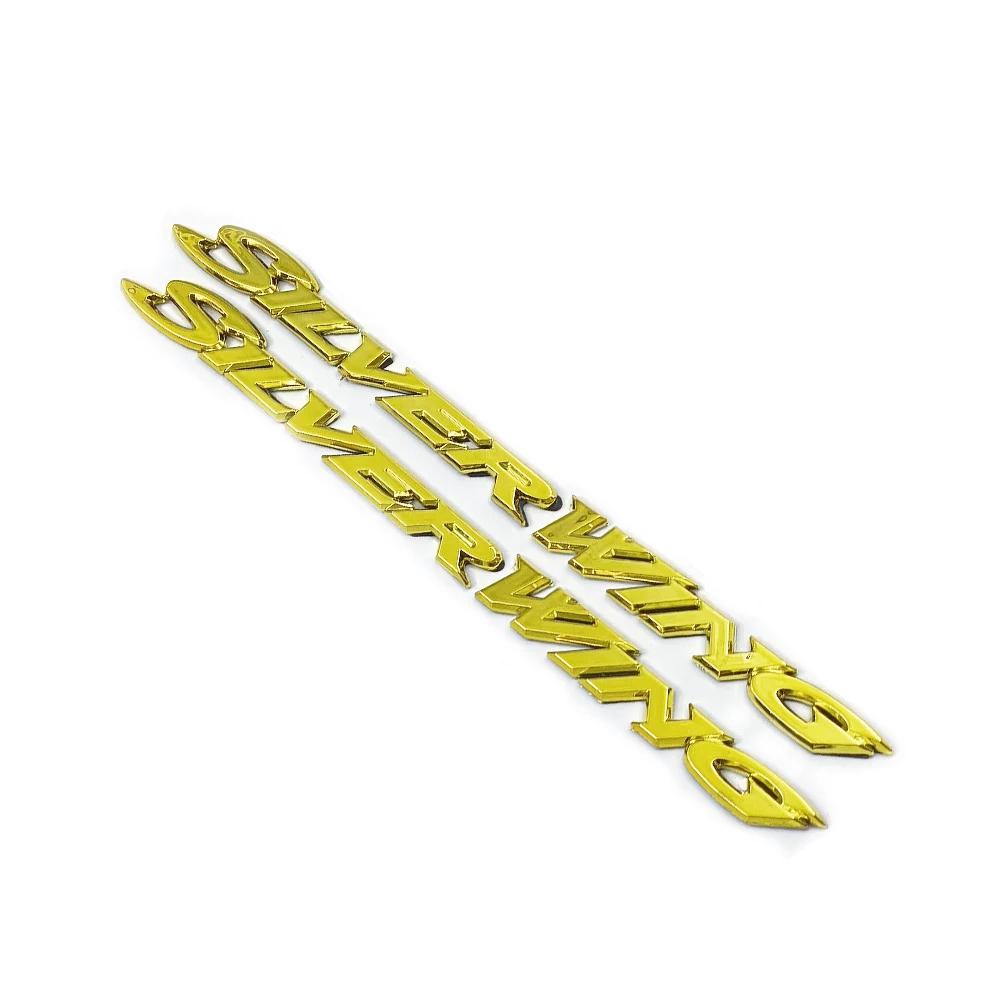 For Honda Silver Wing 600 400 Motorcycle Accessories Fuel Tank Logo 3D Badge Logo Decals Decorative Sticker GT 250 400 600