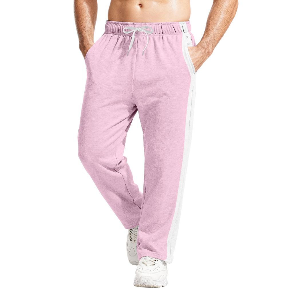 Men's Relaxed-Fit Casual Sweatpants With Stretch Waistband And Drawstring Yoga Pants