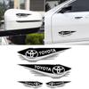 4 Stuks Auto Badge Embleem Sticker Carrosserie Achteruitkijkspiegel Ramen Decor Decal Voor Toyota Crown Gazoo Racing Alphard TRD Corolla Yaris QV7