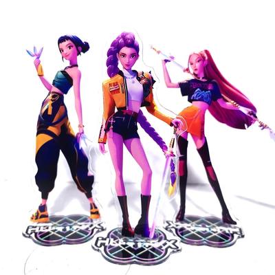 2028@@@Anime KPop Demon Hunters Acrylic Stand Desktop Decor Cartoon Anime Figure Rumi Mira Zoey Sussy Dolls Fans Gift