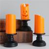 Halloween Candle Light Horror Decorative Lighting Glowing Outdoor Indoor Candlestick Lamps Desk Fence Bar Carnival Home