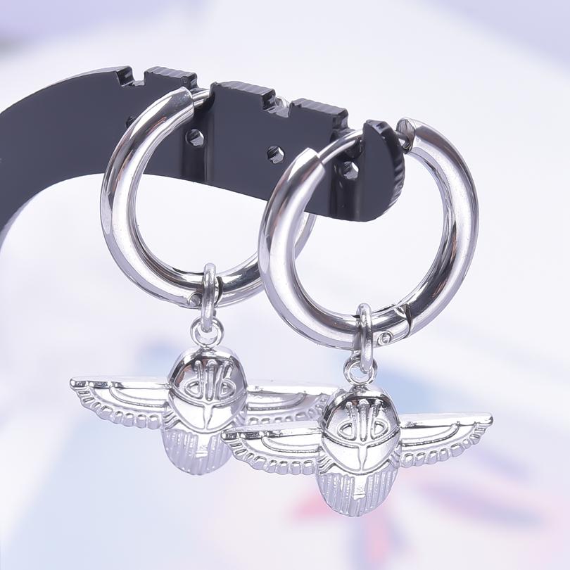 High Quality Aretes Stainless Steel Earrings For Women Men Punk Accessories Ear Piercing Fashion Kpop Jewelry Pendientes Mujer