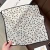 1116 New Xiaoxiangfeng Temperament Silk Scarf Women's Mulberry Silk Retro Simple Small Scarf Multifunctional Versatile Square Scarf