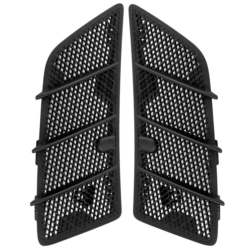 Pair Hood Vent Grille Covers Compatible with For Mercedes For Benz W164 ML GL Class 2008 To 2011 with OEM Numbers