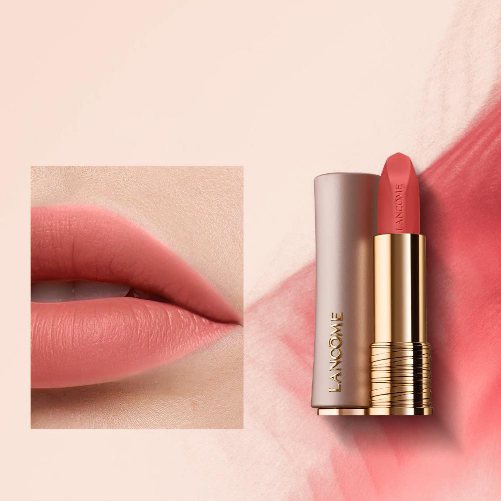 Lancôme L Absolu Rouge Intimatte Soft Matte Lipstick - #274 French Tea, Long-lasting Hydrating Lip Color красный