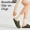 Fashion Crestar Women Genuine Suede Clogs Fashion Cow Leather Slippers New Color Soft Cork Footbed Mules Potato Shoes with Arch Support
