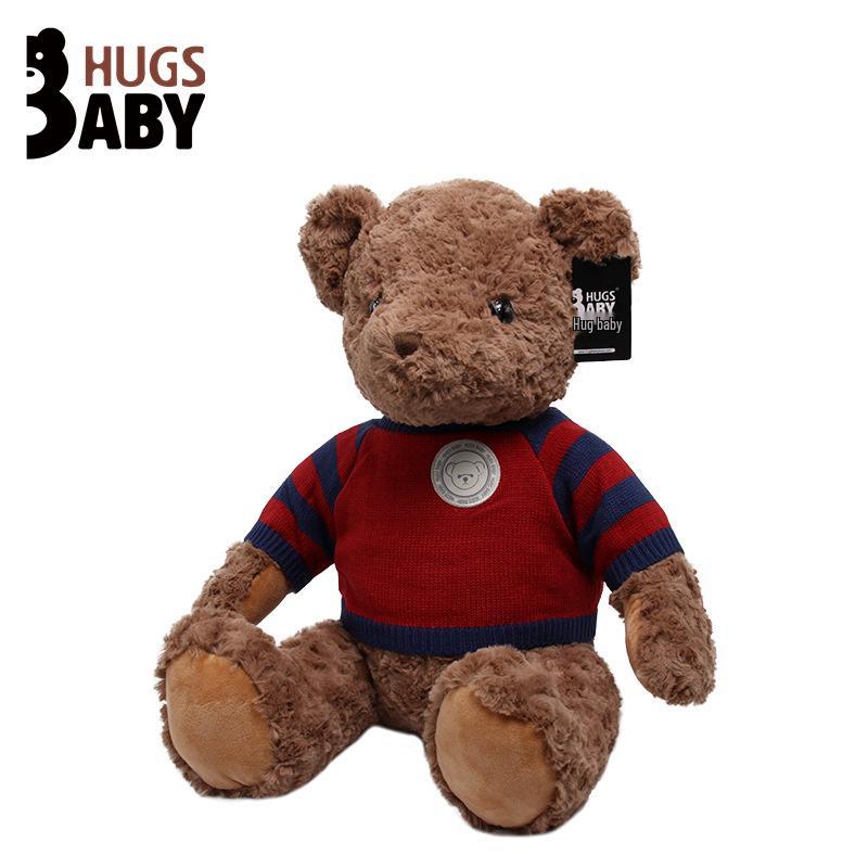 

Hugs Baby Ретро Свитер Плюшевая Игрушка Мишка Тедди - Обнимательная Кукла и Подушка Подарок на День Рождения Height 35cm, Weight 0.38kg
