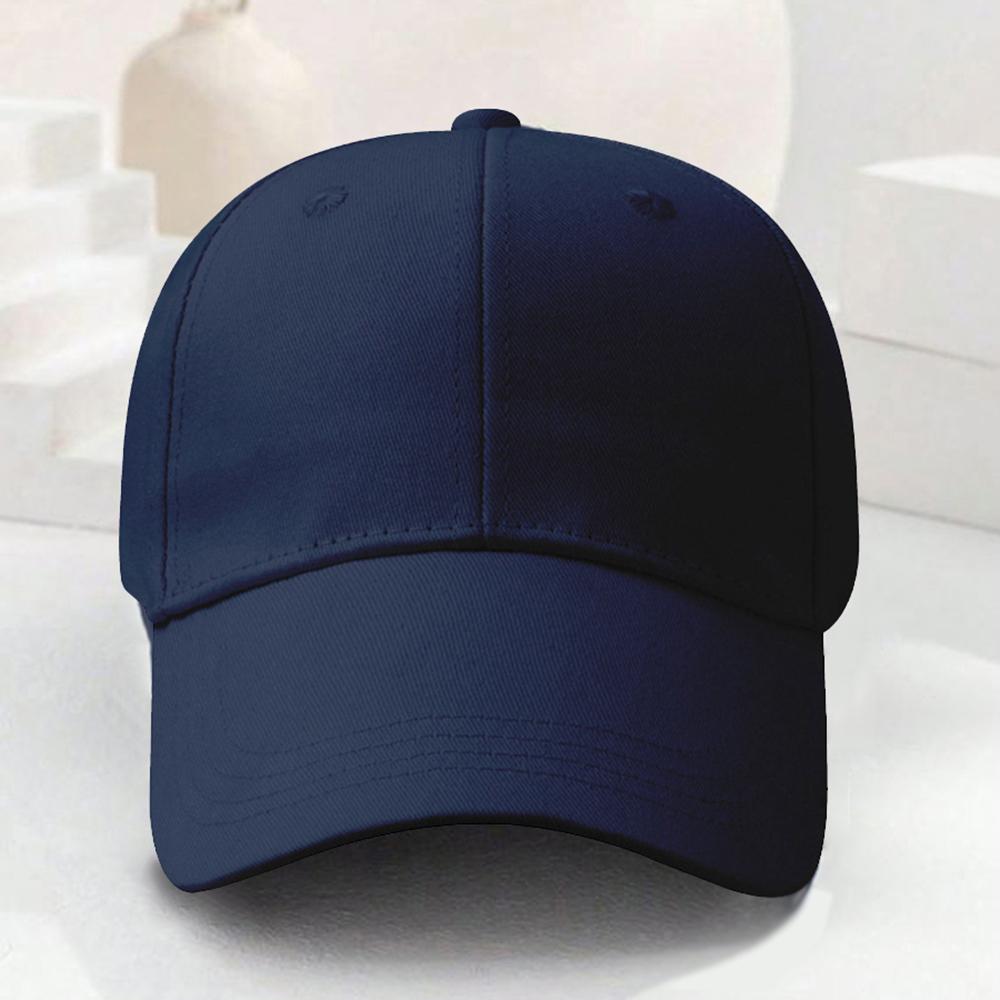 Solid Color Baseball Cap for Women Men Cotton Unisex Hats for Casual Outdoor Sunscreen Windproof and Warm Non-custom