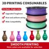 3D PLA Silk Texture 1.75mm 330m 0.03mm Tolerance 28 Colors/Customizable No-Stringing Easy-to-Print Printer Filament 1kg