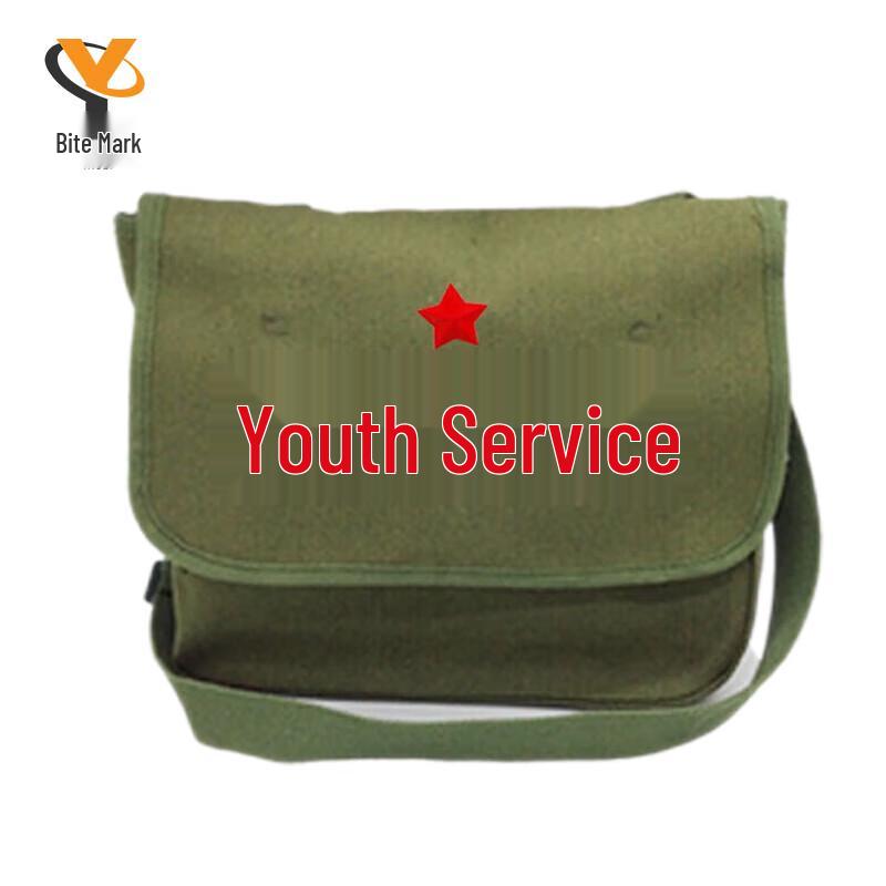 Vintage Canvas Crossbody Shoulder Bag