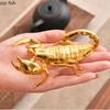 Gold Metal Insect Ornaments Butterfly Insect Statue Sculpture Animal Decoration Crafts Figurines Miniatures Home Accessories