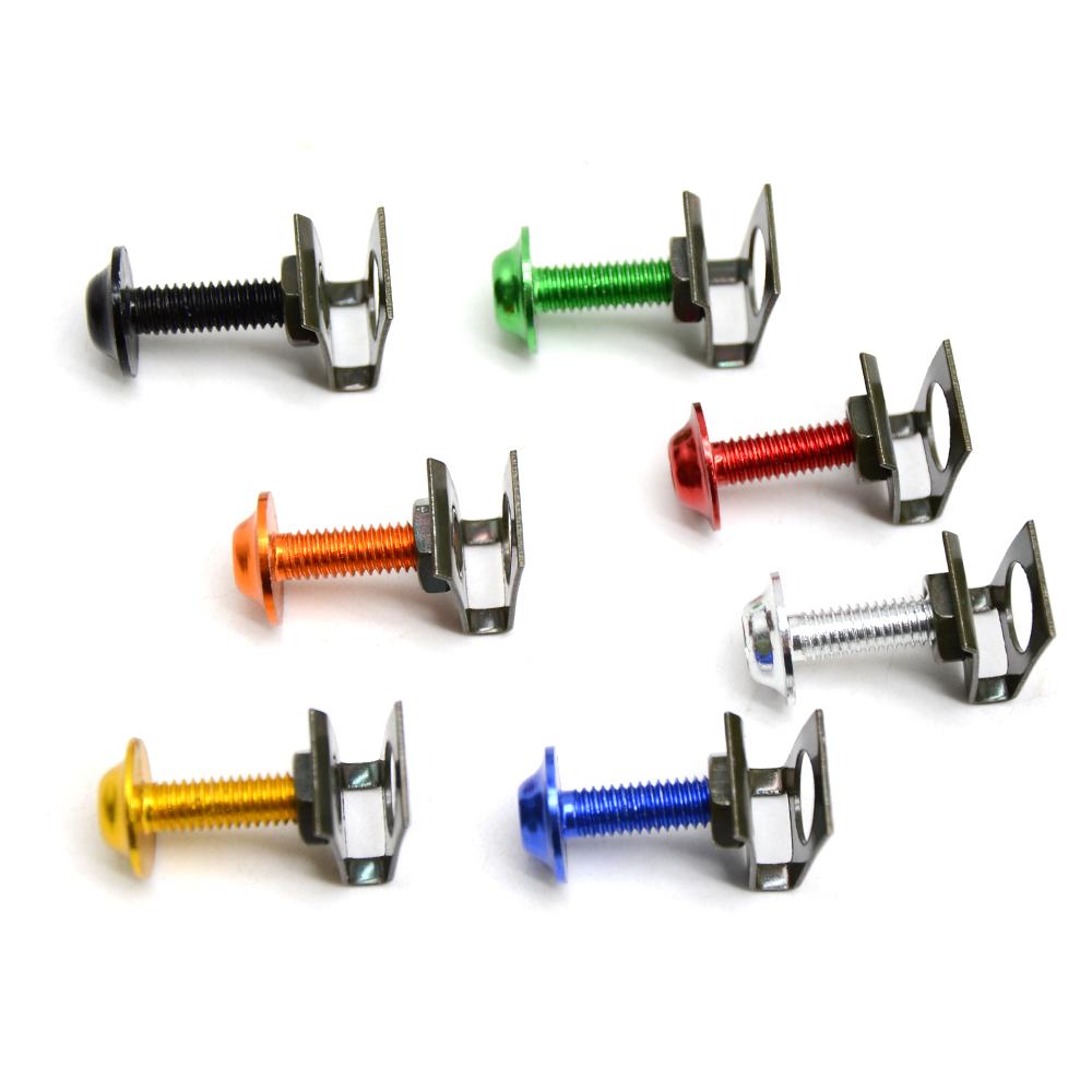 10x 6mm Universal Motorrad Verkleidung Körper Schrauben Roller