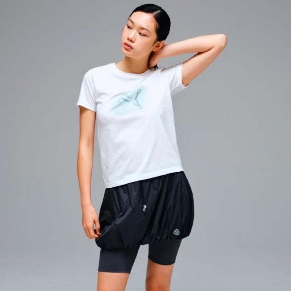 Puma Women S ShorT Sleeve T ShirT caT Logo SST 01 PUMA White/M(95)