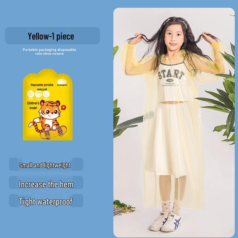 Huse de pantofi portabile, impermeabile, groase, transparente, de unică folosință - Ambalate individual pentru uz exterior