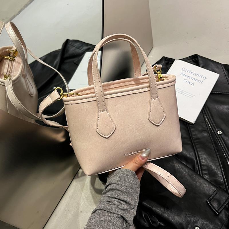 

Портативная сумка-ведро с темпераментом женская 2025 лето новая нишевая трендовая повседневная сумка через плечо универсальная сумка-мессенджер