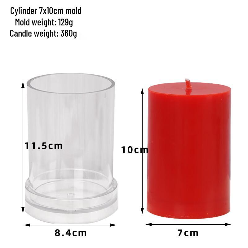 Акриловая DIY цилиндрическая форма