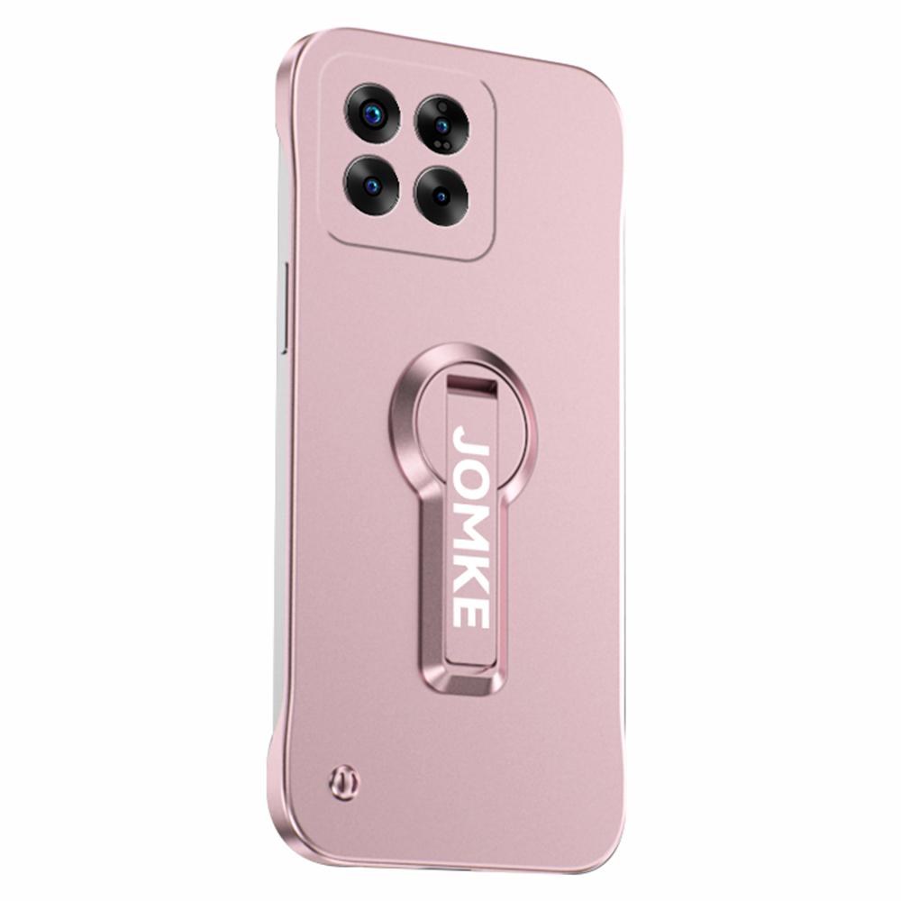 For Xiaomi 14 Pro Case Hard PC Frameless Baking Paint Kickstand Phone Cover