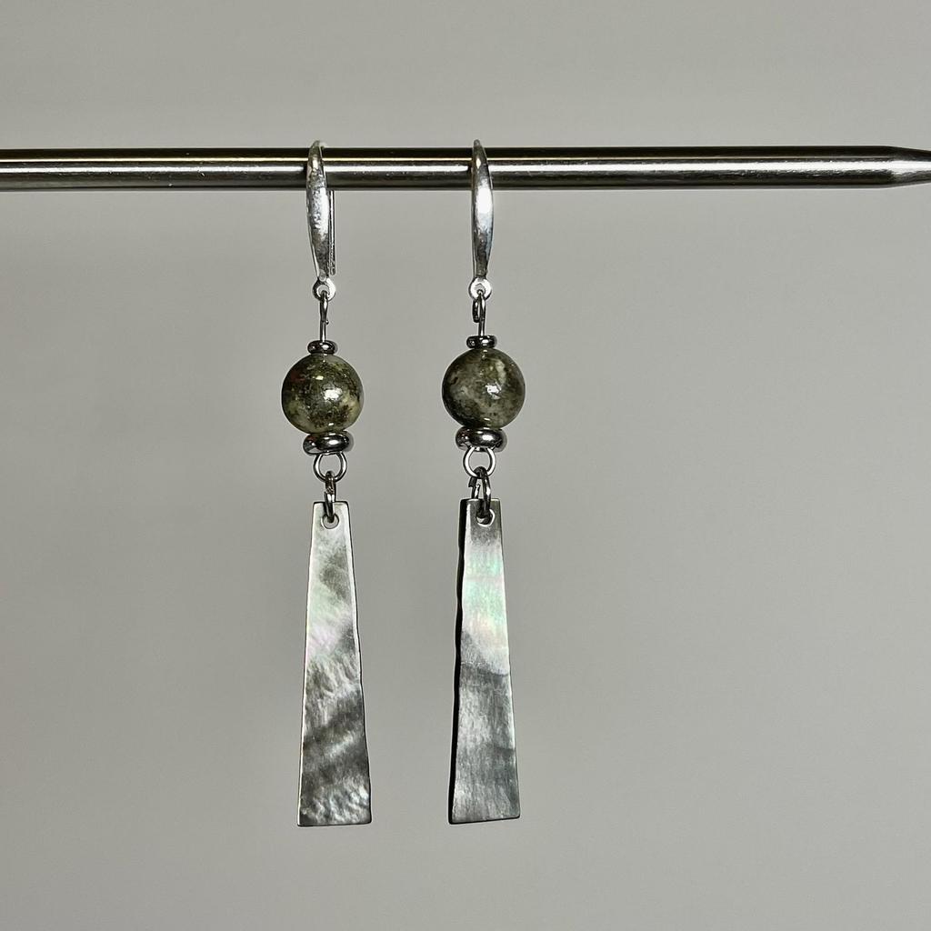 Pendientes Retro Chinos de Mariposa Flor Gota de Agua para Mujer