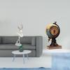 Modern Dancing Girl Globe Figurine Art Sculpture Clock Ornament for Bedroom Office Fireplace Shelf