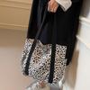 Canvas Large Capacity Shopping Totes Winter New Luxury Handbags Oversized Leopard Prints Shoulder Bags for Women Deformable CLE