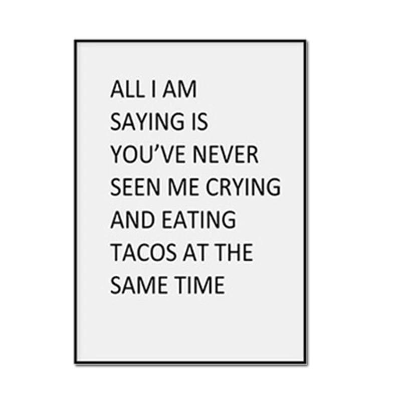 Nordic Style Motivational Quote Text Letters Print Art Canvas Poster for Living Room Decoration Home Wall Decor Picture