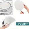 15/30Pcs Pot Pan Felt Protectors Divider Pads 3 Sizes Felt Plate Heat Resistant Prevent Scratching Mat Cookware Kitchen Tools