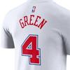 Nike City Edition 2023-24 Season Houston Rockets Letter Logo Printed Crew Neck Short Sleeve T-Shirt Men T-Shirt White FN1215-100