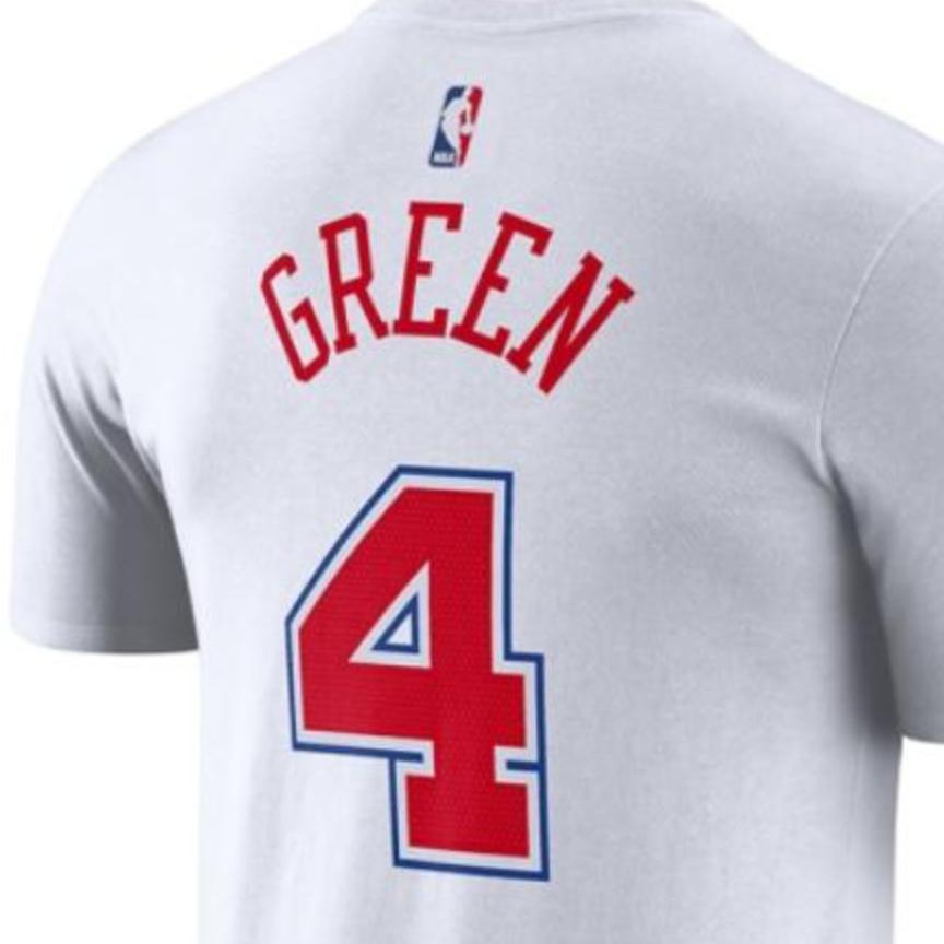 Nike City Edition 2023-24 Season Houston Rockets Letter Logo Printed Crew Neck Short Sleeve T-Shirt Men T-Shirt White FN1215-100