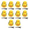 10pcs Cute Cartoon Duck Hairpin for Kids and Women Fashionable DIY Clip Hairpins Party Gift Styling Accessory for Girl