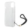 Etui do iPhone 14 Plus Guess 4G Print Strap Brązowe