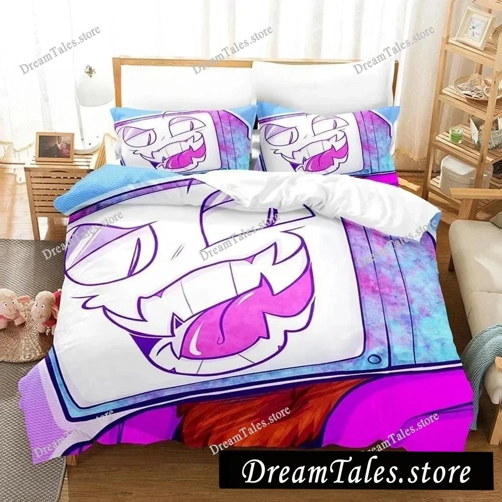 3D Printed Anime Pyrocynical Bedding Set Boys Girls Twin Queen Size Duvet Cover Pillowcase Bed Kids Adult Home Textileextile741