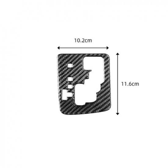 1x Carbon Fiber Center Console Gear Shift Panel Cover For Mazda 3 2010-2013 LHD