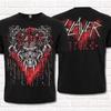 Slayer Black T-Shirt Mens Womens Tees Top, World Painted Blood (2009). Thrash Metal. Heavy Metal.