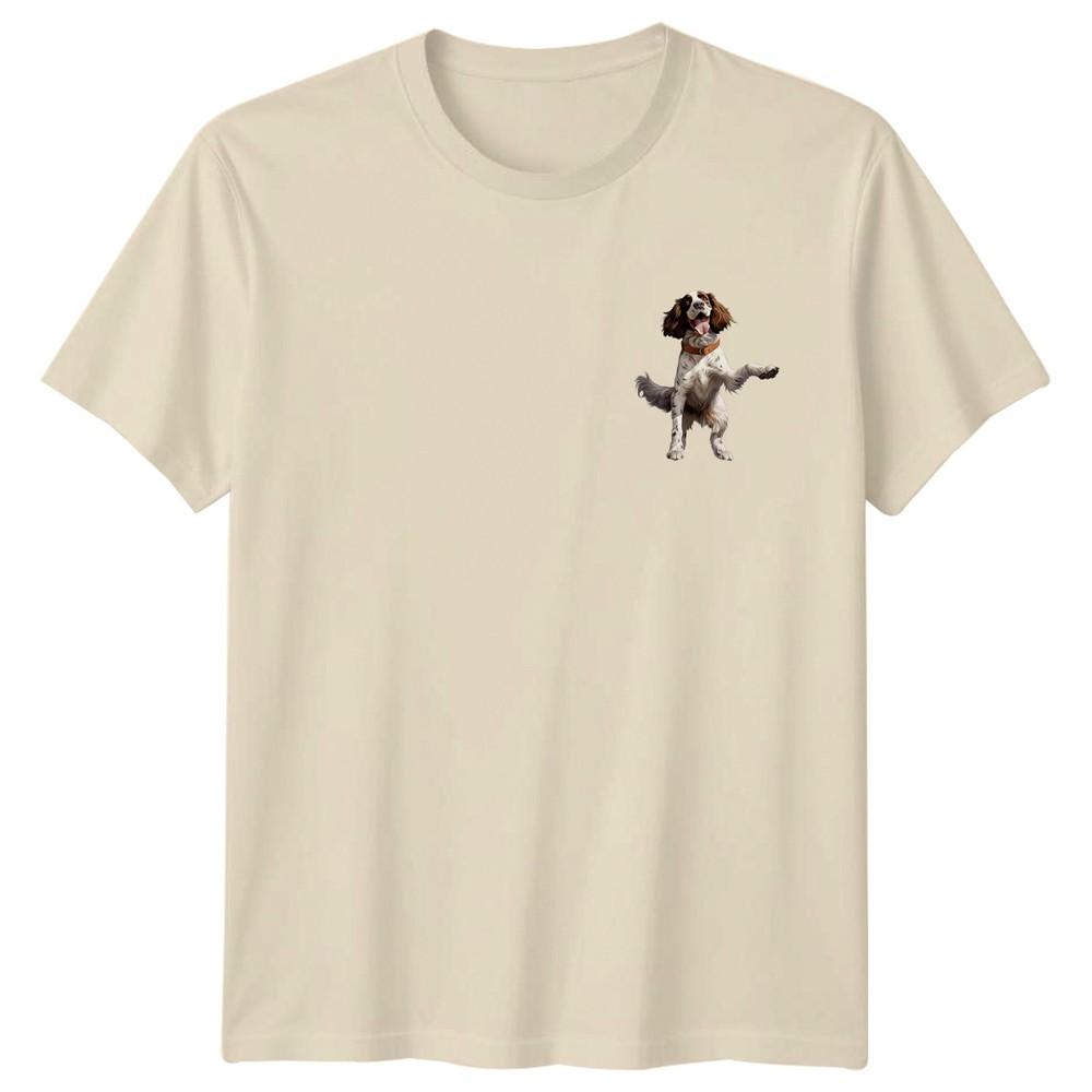 

Springer Spaniel Dog Animals Mens TShirt Womens Tee Graphic Unisex Top Unisex T-Shirt S
