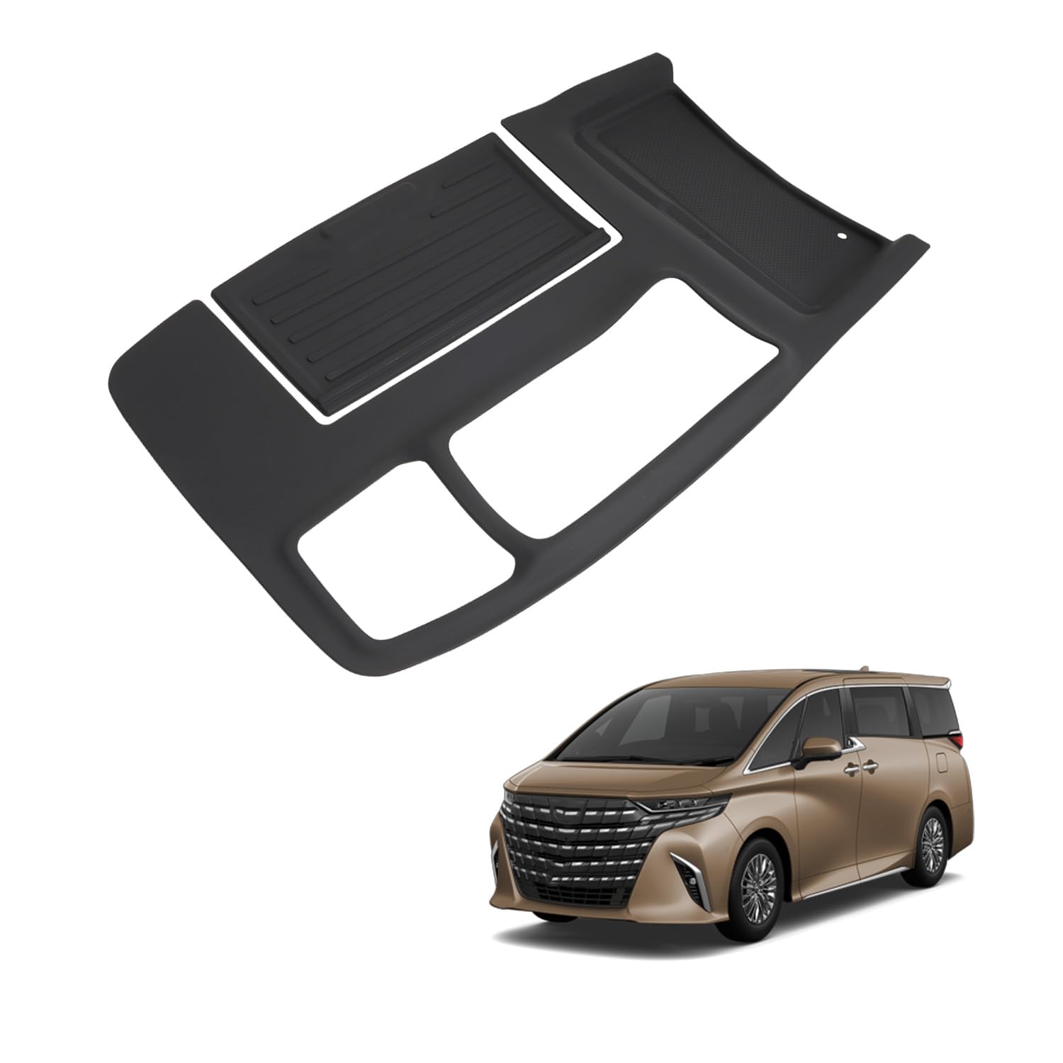 

HUAHAO Резиновый коврик на панель переключения передач Крышка консоли для Новой Toyota 40 и и защищает Легко чистить и просто положите его на зарядку Заказная деталь и