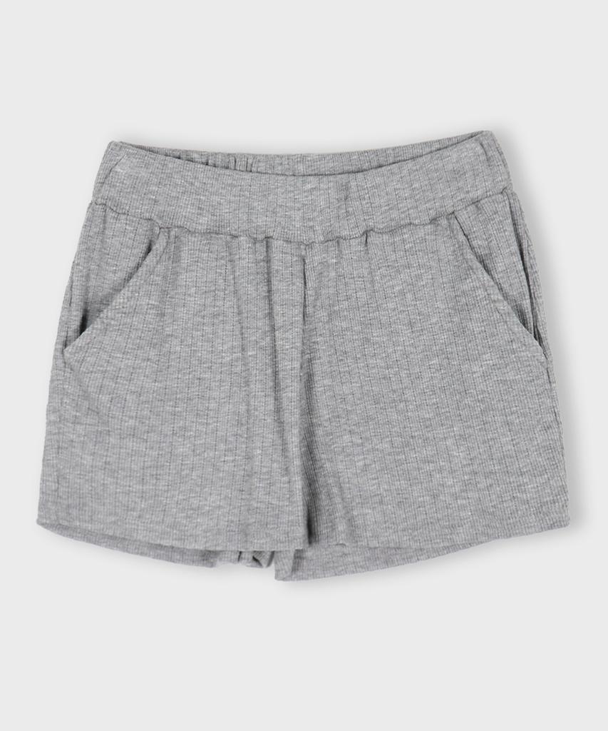 CHICKS Ribbed Micro Shorts Navy