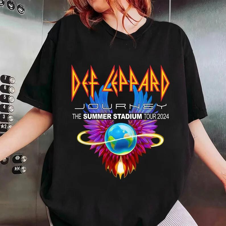 Def Leppard And Journey Summer Stadium Tour T-Shirt Unisex T-Shirt S