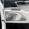 For Kia Telluride 2020-2026 Accessories Stainless Steel Black Silver Audio Car Door Speaker Loudspeaker Frame Trim Cover LHD/RHD