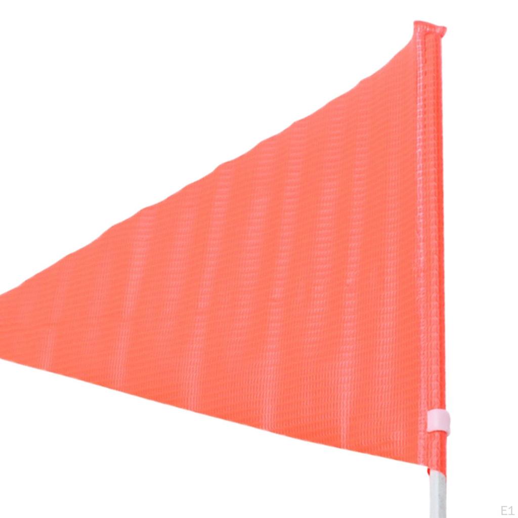 Bike Safety Flag Parts Bright Colors for Kids Cycling Height Trailer