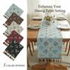 New American Retro Table Runner 33x183 cm Polyester Table Dust Cover Pastoral Style Flower Sideboard Cover Home Decor