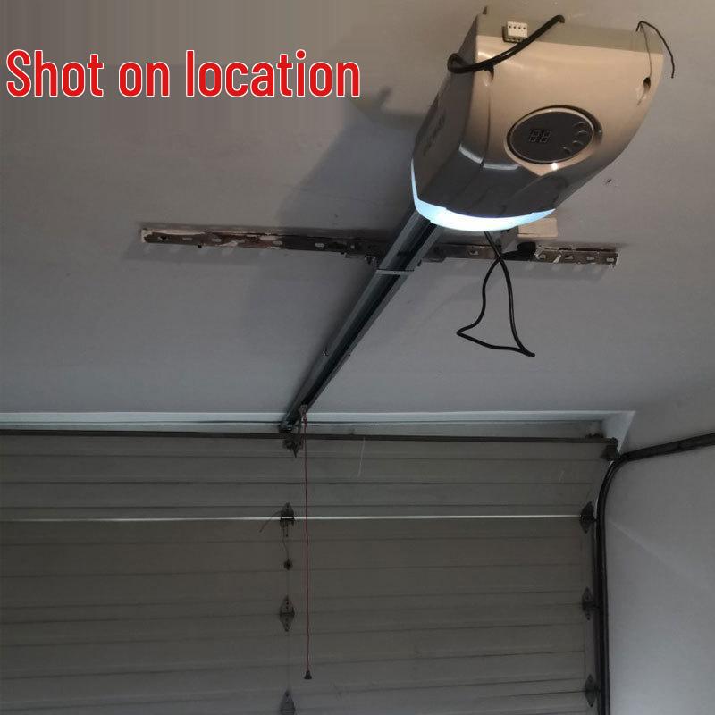 Set Puleggia Elettrica Telecomandata per Porta del Garage e Stendibiancheria - Ruota Guida in Acciaio con Corda d'Acciaio