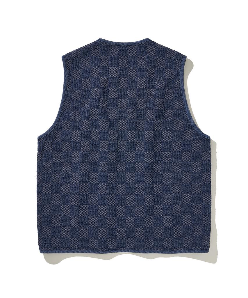Helement Pigment Pattern Vest (Navy)