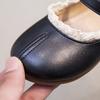 [New Autumn Winter Girls Princess Shoes Soft Sole Anti Slip Casual Comfort Kids Leather Flats