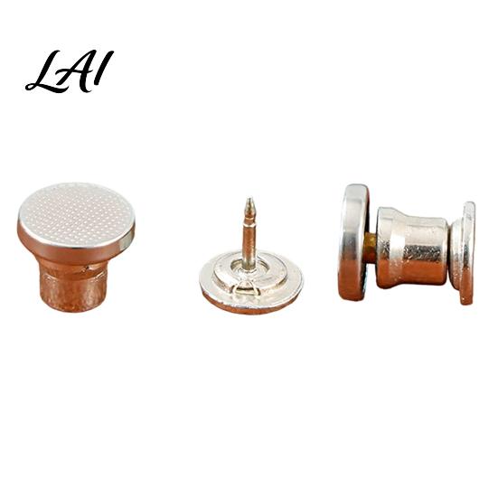 Clothing Adjustment Accessory 2Pcs Pants Leg Shortening Pin No Sew Button Pin for Sewing Free Pins Shirt Sleeves Trousers Hems Removable Reusable